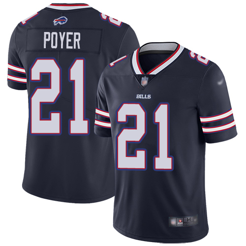 Men Buffalo Bills #21 Jordan Poyer Limited Navy Blue Inverted Legend NFL Jersey->youth nfl jersey->Youth Jersey